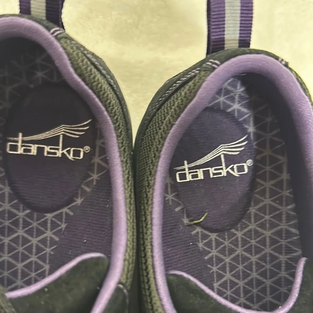 Dansko Black and Purple Athletic Shoes